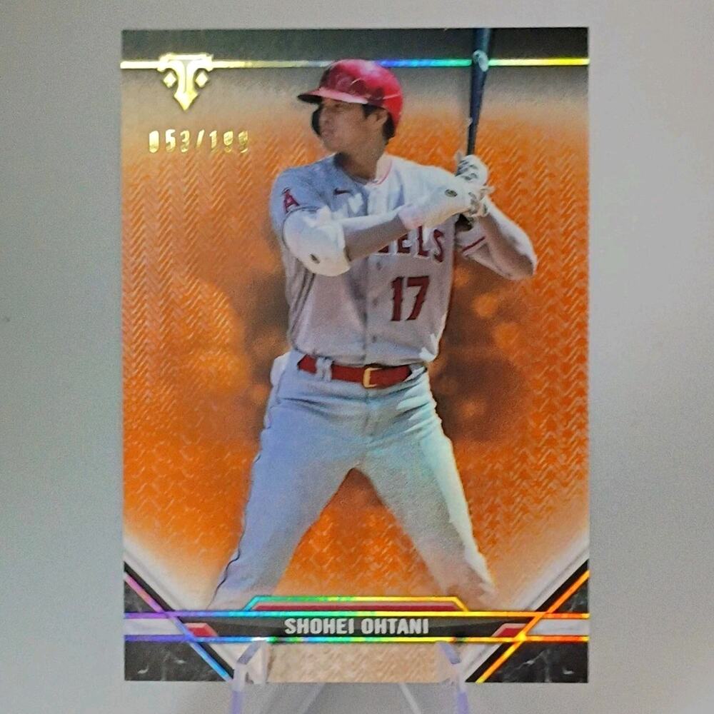 Shohei Ohtani #76 Amber - 2021 Topps Triple Threads SP 53/199